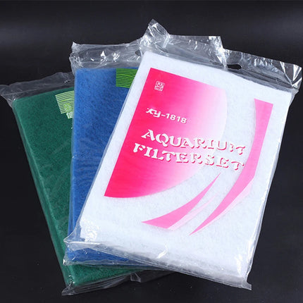 Filtre biochimique pour aquarium, éponge blanche en coton - E-menage