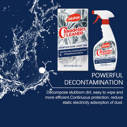 Nettoyant Lustres en Cristal Spray MAKEUPEATING – Dépoussiérant Sans Rinçage, Nettoyant Puissant pour Lustres, Surfaces Délicates