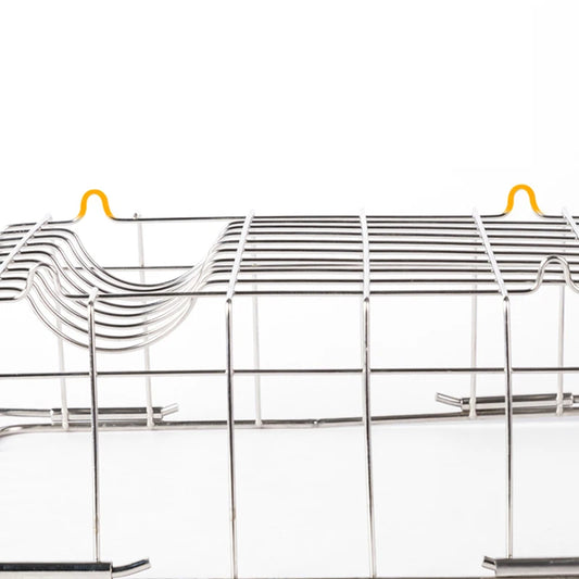 Expandable Dish Drying Rack Over The Sink,Kitchen Stainless Steel Dish Drainer In Sink Or On Counterabkw