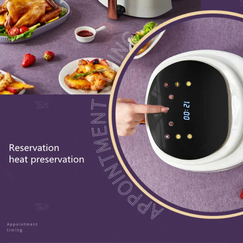 Household air fryer Smart electric fryer French fries machine 6L8L air fryer