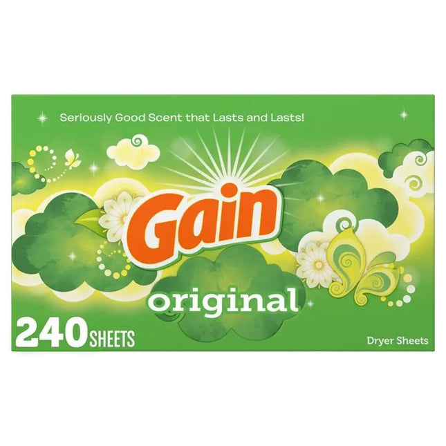Laundry Detergent and Fabric Softener Set Gain Original Scent Anti-Static