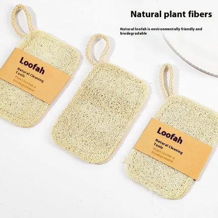 Lot de 6 torchons en luffa 100 % naturel - E-menage