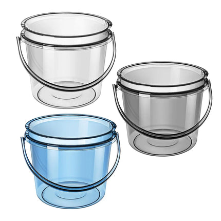 Water Bucket with Lid Water Pail Laundry Bucket Cleaning Bucket for Household - E-menage