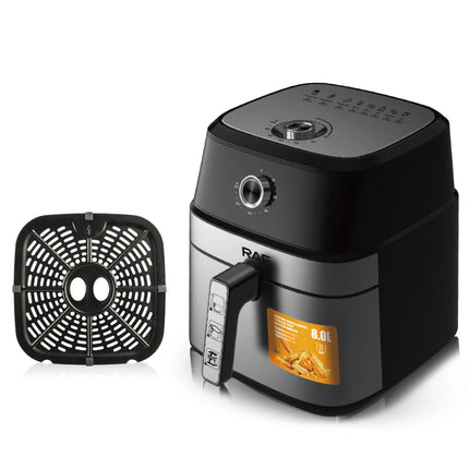 Multifunctional Large Capacity Electric Air Fryerr 8L Hot Air Fryer Ovens Without Oil Air Fryers