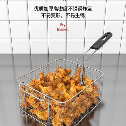 220V Professional Fryer Electric Cookware for Kitchen Deep French Fries Commercial Fryers Frying Oil Cooker Timer Arfrai AE