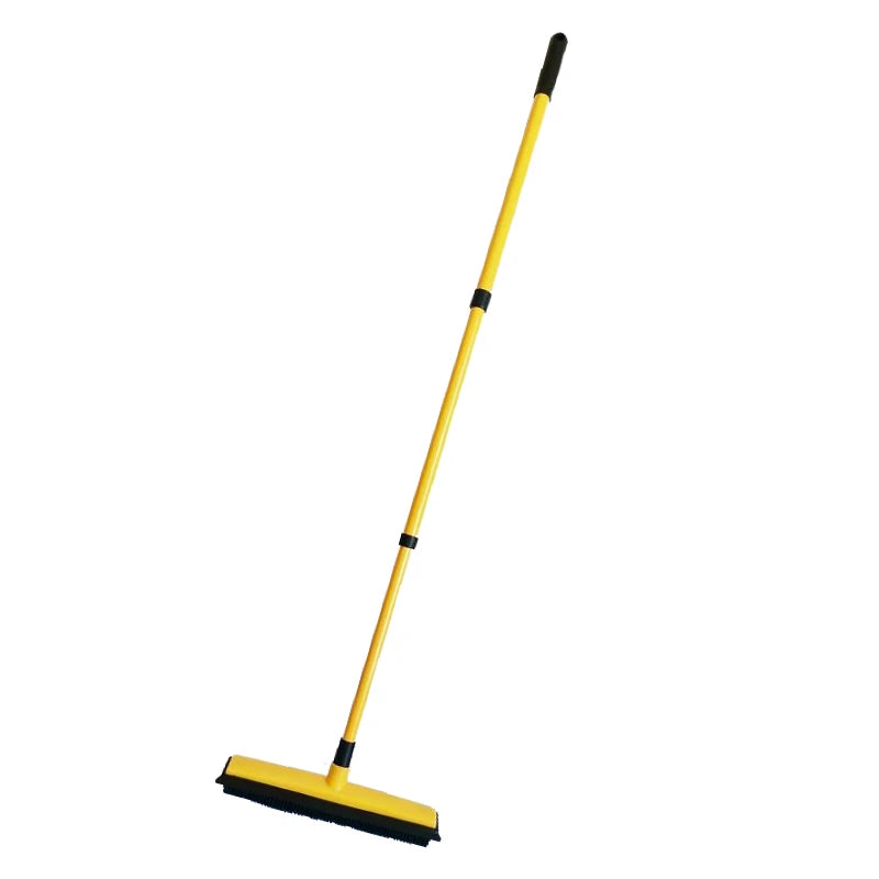 Effortless Telescopic Rubber Broom for Instant Pet Hair &amp; Floor Cleaning