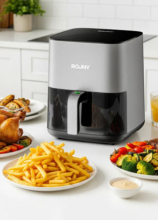 5L Air Fryer, Electric Hot fryer Oven Oilless Cooker with Touch Control & Nonstick Basket & Visible Window, Family Size