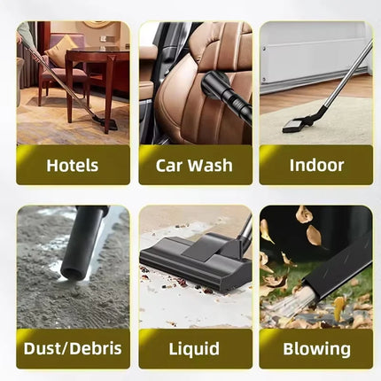 High-Power Vacuum Cleaner for Car Home Commercial Use Wet And Dry Large Suction Dust Collector Machine Shop Vacuum Bucket