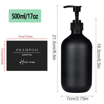 Distributeur de savon de douche rechargeable de 500 ml