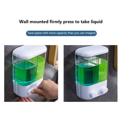 Distributeur de savon liquide à pompe 500 ml - E-menage