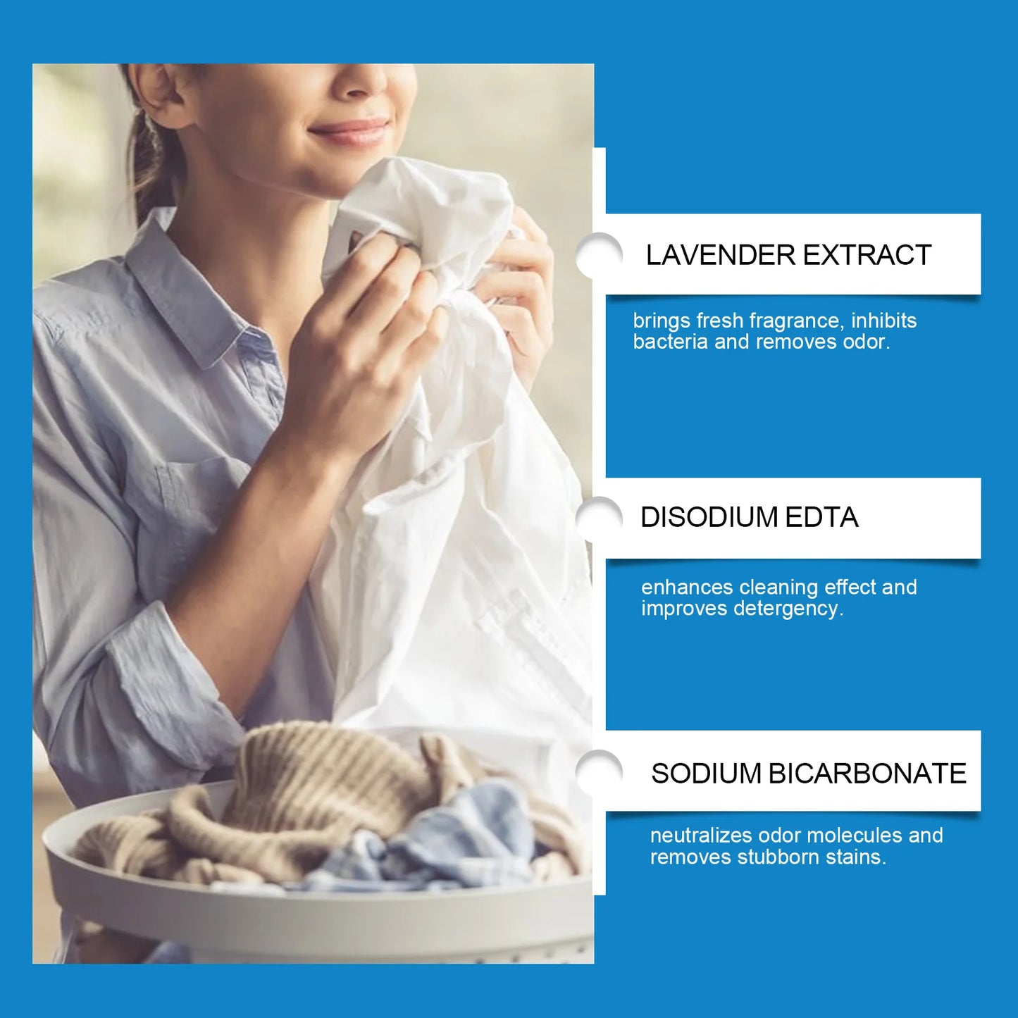 Lessive en feuilles pour peaux sensibles - Capsules nettoyantes compactes et écologiques - E-menage