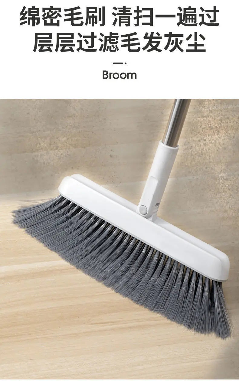 Broom and Scoop Set Folding Dustpan High-end Bathroom Water Wiper To Sweep Magic Brush Garbage Squeegee Home Cleaning Products