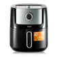 Multipurpose Air Fryers 6.6L Black Reduce Oil Healthy Electric Cooker Non-stick Basket Quick Easy Meals