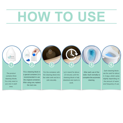 Toilet Bowl Automatic Cleaner Toilet Tank Cleaners for Deodorizing Descaling Long Lasting Cleaning Remove Dirt Toilet Cleaner