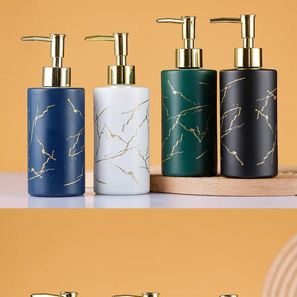 Distributeur de savon liquide, flacon en verre européen - E-menage