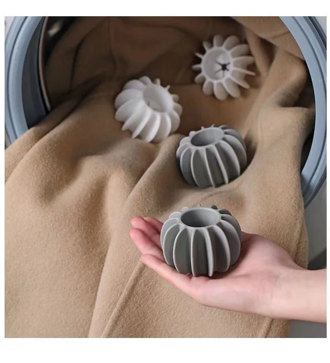Laundry Ball Reusable Clothes Hair Cleaning Pet Hair Remover Washing Machine Cat Hair Catcher anti tangling drum Laundry Ball - E-menage