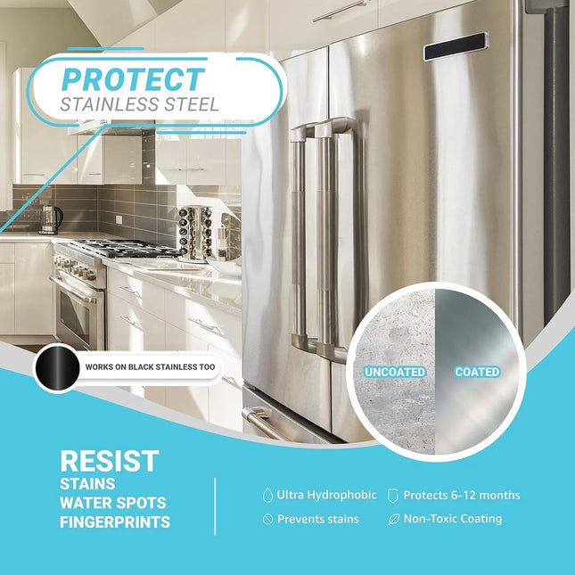 Kit de revêtement céramique Lifeproof 2025 , protection des surfaces de cuisine et de salle de bain - E-menage