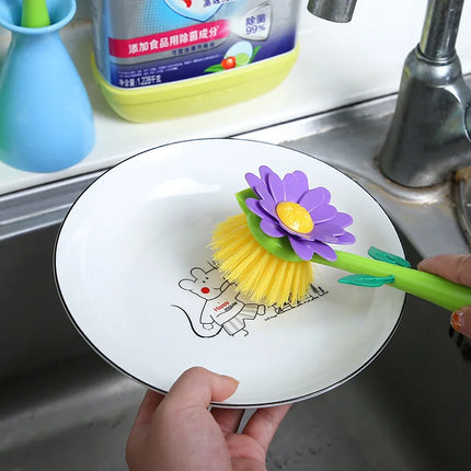 Brosse de nettoyage en forme de vase, pour évier, poêle,