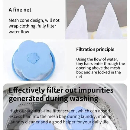 Laundry Detergent Balls Balls for Washing Cotton Lint Filter Bag for Care - E-menage