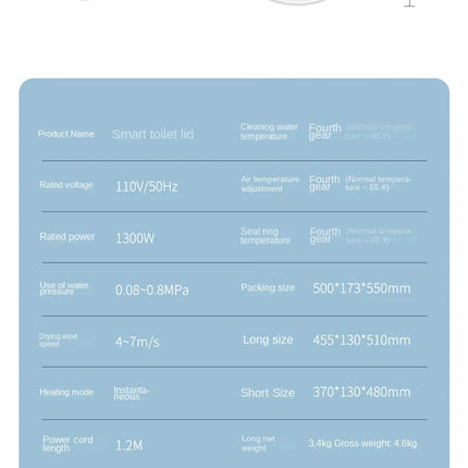 Stérilisation intelligente du couvercle de toilette, universelle, siège entièrement automatique, température constante, nettoyage par chauffage, séchage à air chaud