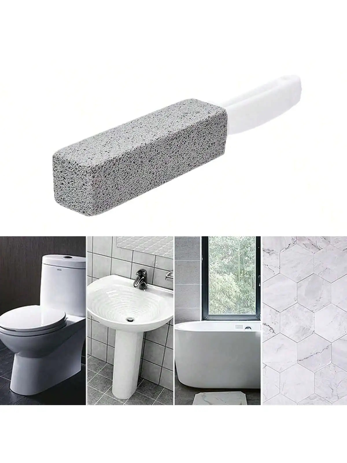 1/2/4Pcs Pumice Stone Toilet Brush Bathroom Cleaning Multifunction Wand Tile Sink Bathtub Limescale Stain Remove Washing Tools