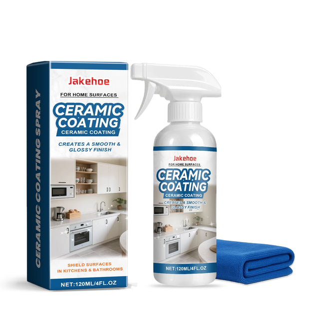 Kit de revêtement céramique en spray pour carrelage de cuisine et de salle de bain - E-menage