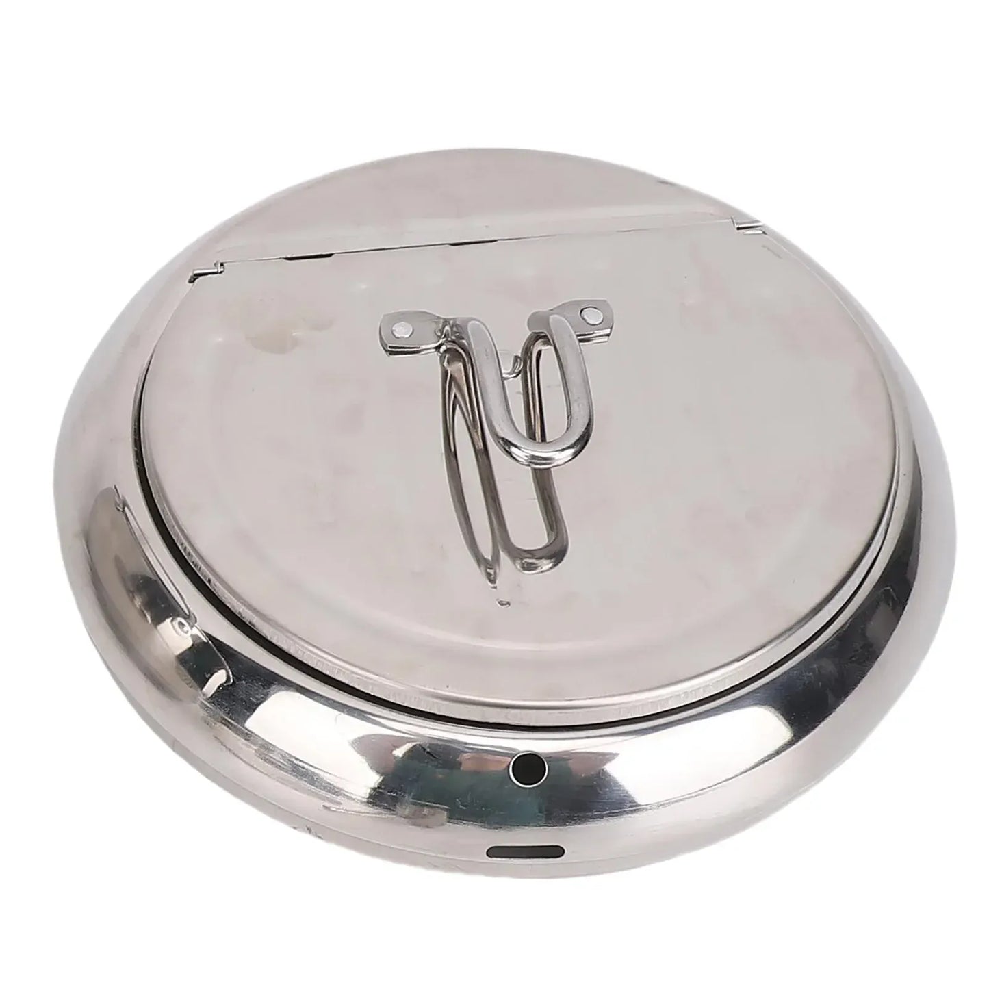 3.2L Double Ear Frying Pot 201 Stainless Steel  Fryer Pot with Oil Drip Drainer Rack Thermometer for Tempura  Fryer Pot