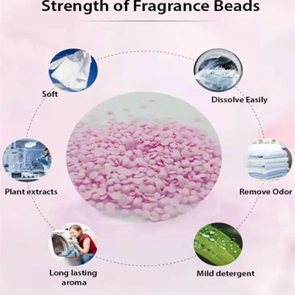 Perles de parfum pour le linge, granulés hydrosolubles - E-menage