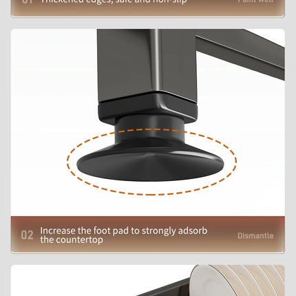 Égouttoir à vaisselle double couche pour évier de cuisine, étagère de rangement pour vaisselle, égouttoir multifonctionnel, accessoires de rangement pour plan de travail
