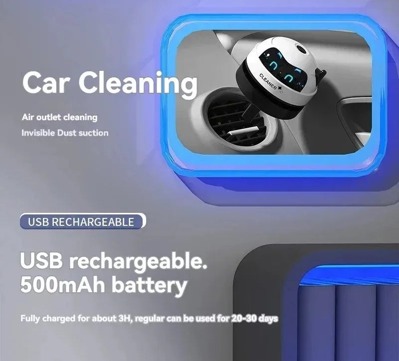 Table Vacuum Cleaner Mini Desktop Dust Vacuum With Detachable Nozzle USB Rechargeable Wireless Car Vacuum Cleaner Cleaning Tools