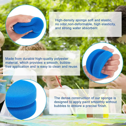 Lot de 4 Éponges Rondes Multifonctions