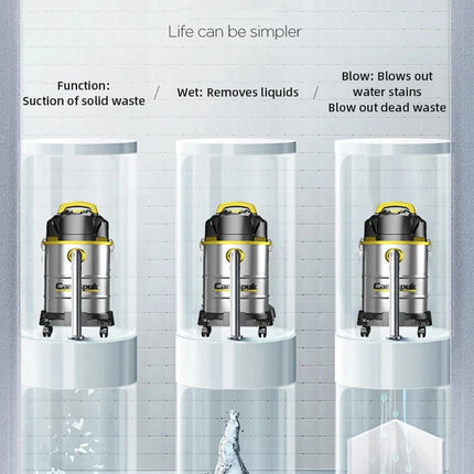 High-Power Vacuum Cleaner for Car Home Commercial Use Wet And Dry Large Suction Dust Collector Machine Shop Vacuum Bucket