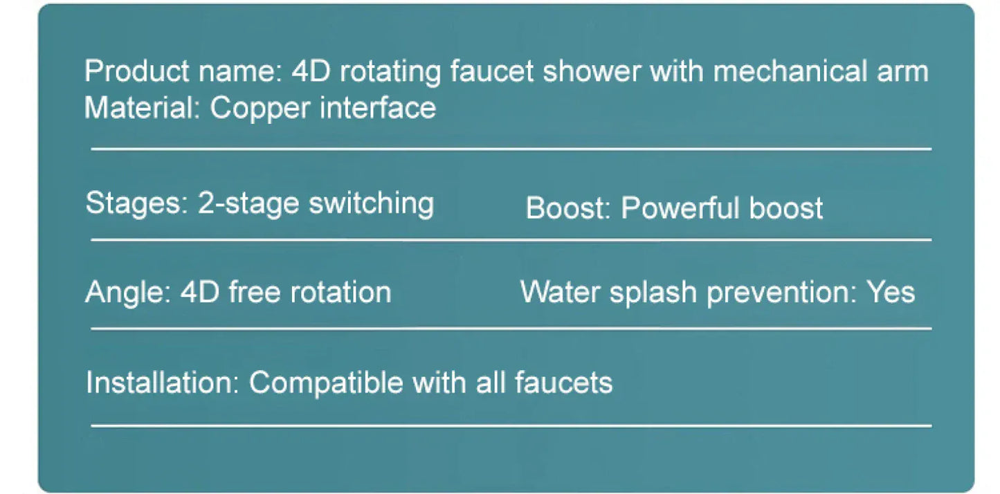 Spinning Faucet Faucet Emergency demand Easy to use Stainless steel Wide range of applications Splashproof faucet