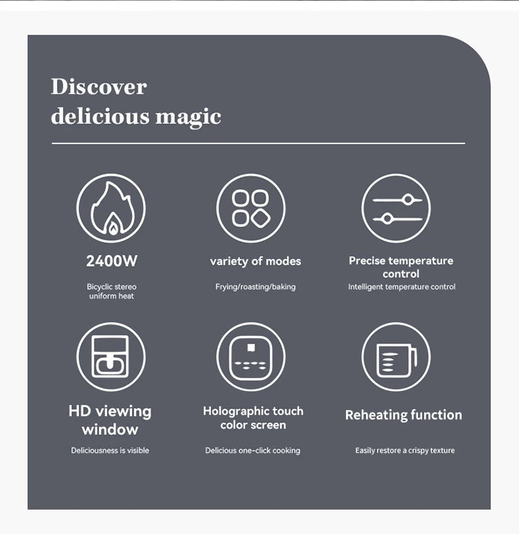 8L Stainless Steel Air Fryer Without Oil Digital Mechanical Control Oil Free Cooker Air Fryer