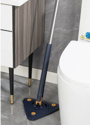 Balai serpillère triangulaire auto-essorant , microfibre - E-menage