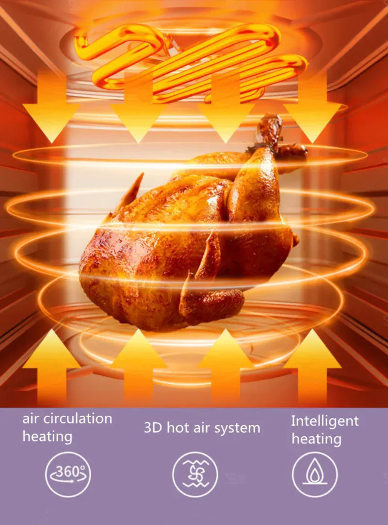 Household air fryer Smart electric fryer French fries machine 6L8L air fryer