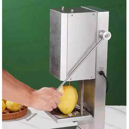 Machine à frites électrique commerciale automatique, machine à frites bouclées, robot culinaire en acier inoxydable, 100 kg/h