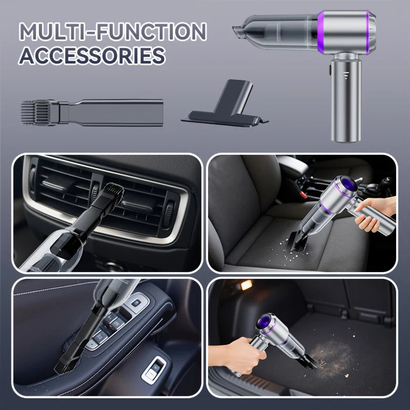 New Car Vacuum Cleaner 985000PA Strong Suction Powerful Wireless Portable Car Cleaner for Home Appliance Air Blower