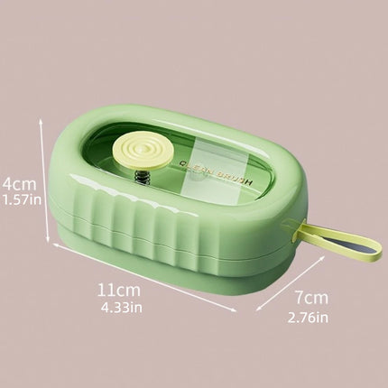 Brosse de nettoyage multifonctionnelle pour vêtements avec distributeur de savon