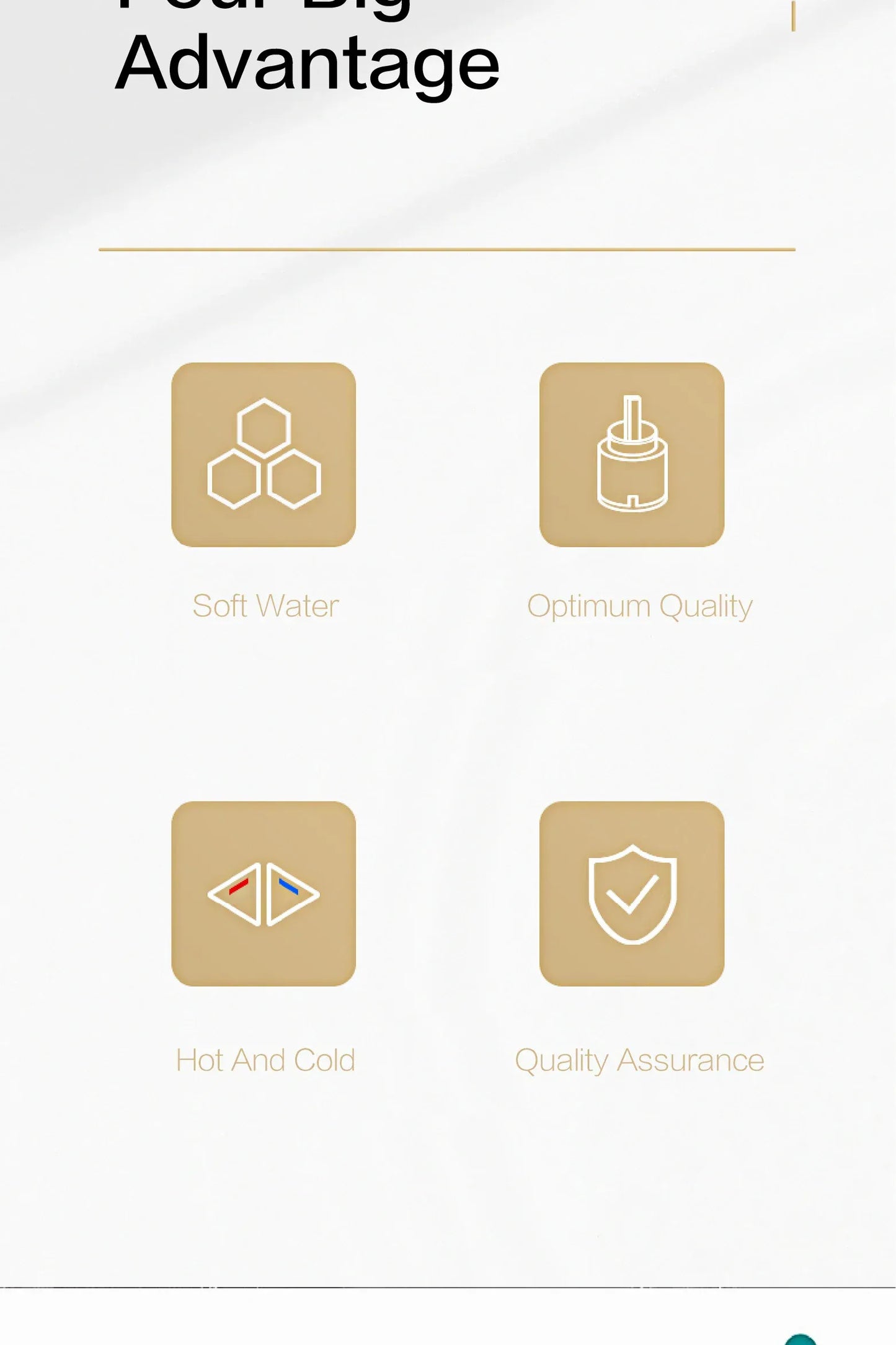 Luxury chrome brass kitchen faucet magnetic suction design with filtered water single hole cold and hot dual control sink faucet