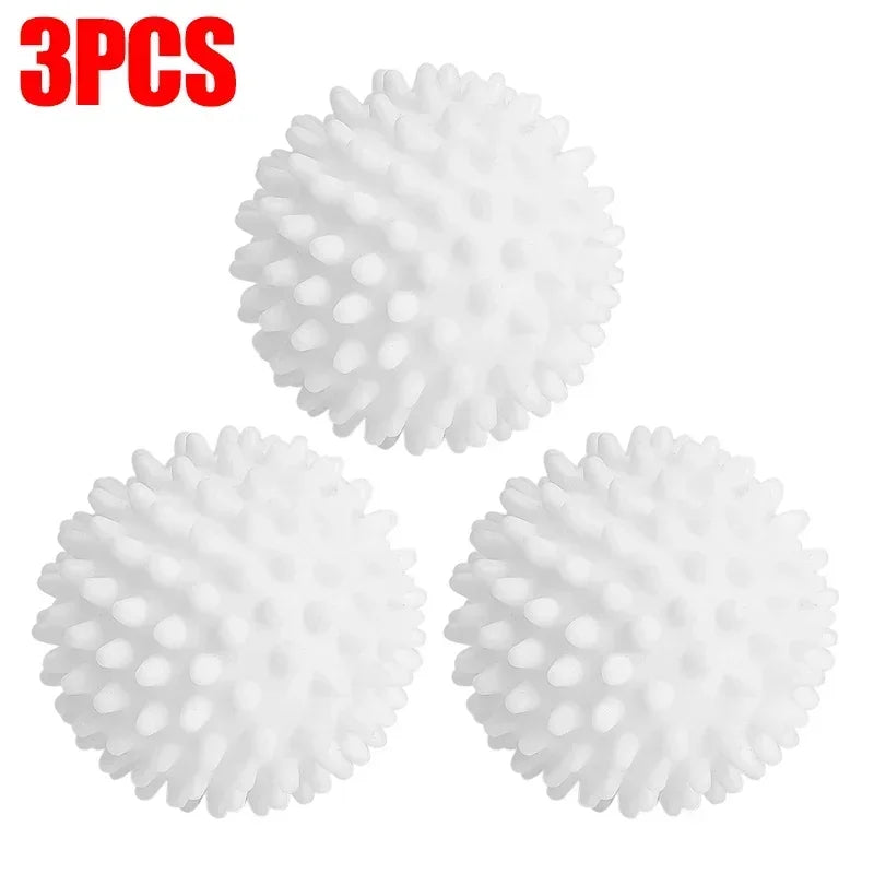 Laundry Balls Anti-Winding Magic Laundry Balls Drying Cleaning Ball Reusable Household Washing Machine Clothes Softener 6/1Pcs - E-menage