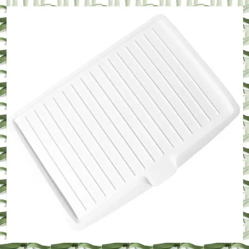 Professional Tool Drain Rack Kitchen Dish Drainer Tray Large Sink Drying Rack For Kitchen Worktop Organizer White 1 Piece