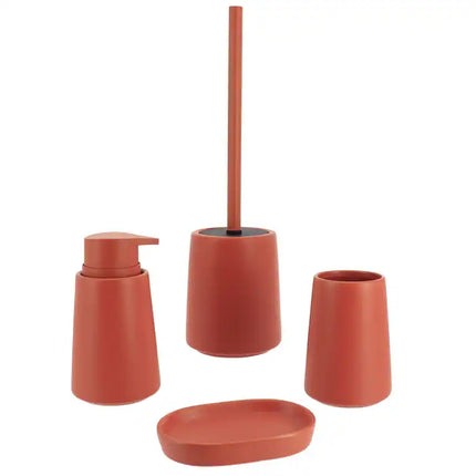 lot de 4 pièces d'accessoires de salle de bain - E-menage