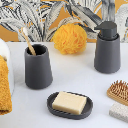 lot de 4 pièces d'accessoires de salle de bain - E-menage