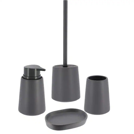 lot de 4 pièces d'accessoires de salle de bain - E-menage