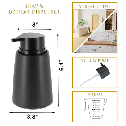 lot de 4 pièces d'accessoires de salle de bain - E-menage