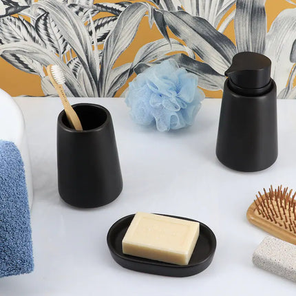 lot de 4 pièces d'accessoires de salle de bain - E-menage