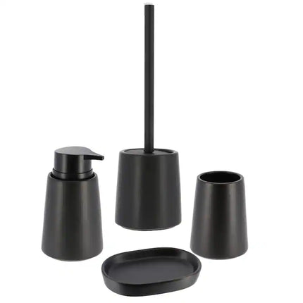 lot de 4 pièces d'accessoires de salle de bain - E-menage