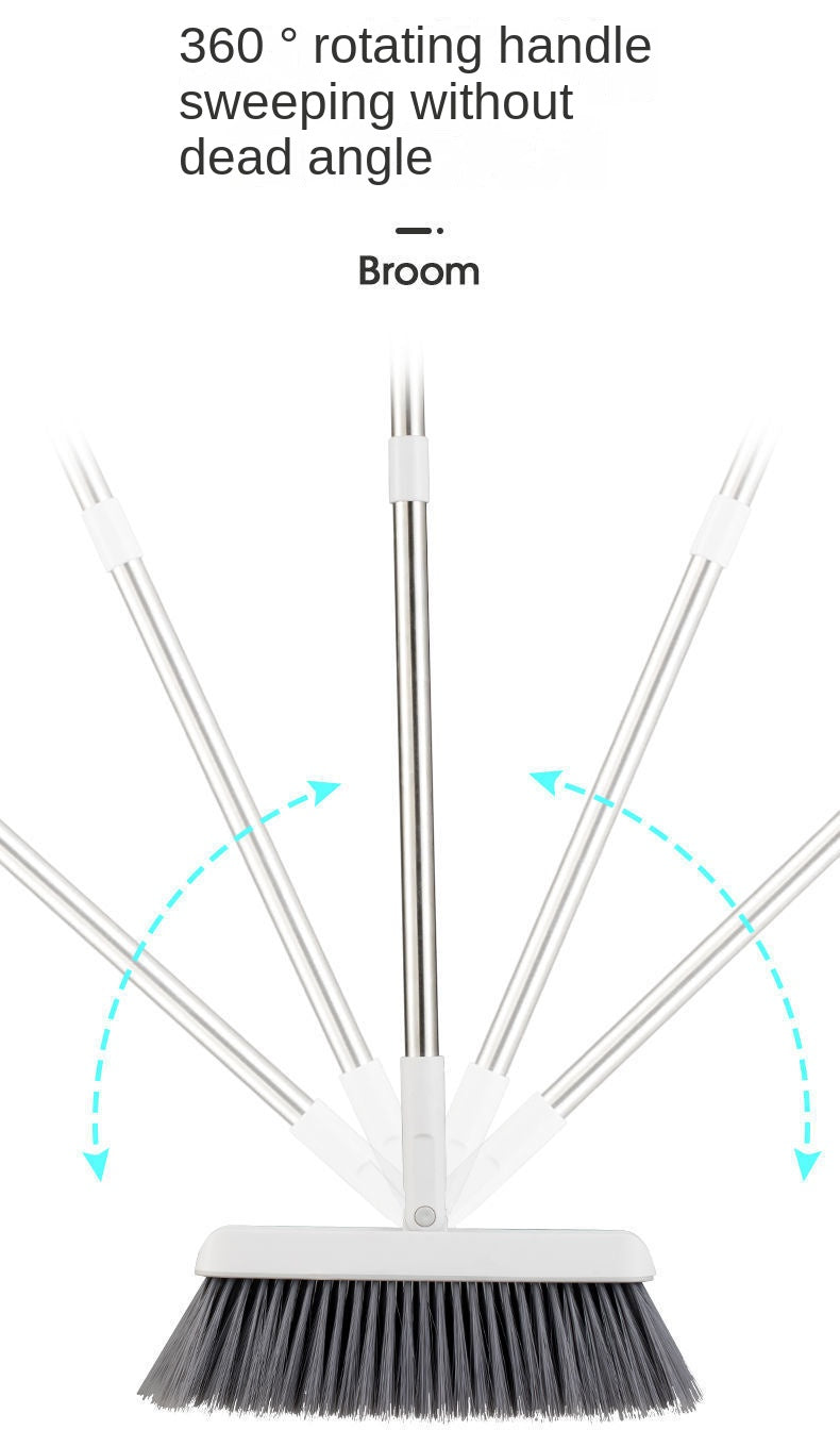 Broom and Scoop Set Folding Dustpan High-end Bathroom Water Wiper To Sweep Magic Brush Garbage Squeegee Home Cleaning Products