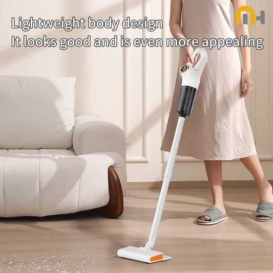 Cordless Vacuum Cleaner - Wet&Dry, Hepa Filter, 30Min Runtime, 180° Flexible Stick Vacuum Cleaner, Handheld Vacuum For Home